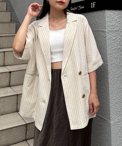 CIAOPANIC TYPY テックリネン半袖シャツジャケット 販売後即完売！】パルクロ限定(PONてら企画)テックリネン半袖