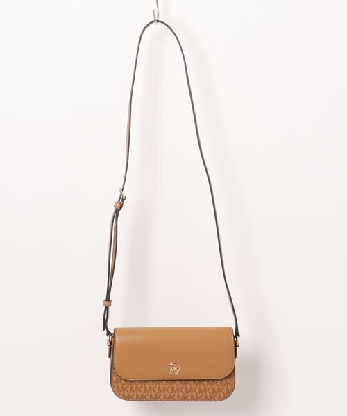 MICHAEL KORS ショルダーバッグ ホワイト/ブラウン Michael Kors ショルダーバッグ ホワイト/ブラウン - メルカリ