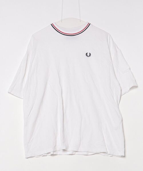 FRED PERRY 「FRED PERRY」 半袖Tシャツ M ホワイト メンズ
