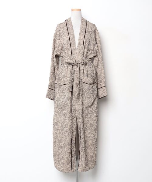 TODAYFUL 「TODAYFUL」 ノーカラーコート 38inch グレイッシュベージュ