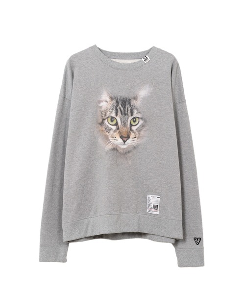 Maison MIHARA YASUHIRO / トレーナー グレー 猫 MAISON MIHARA YASUHIRO トレーナー スウェット Cat Printed