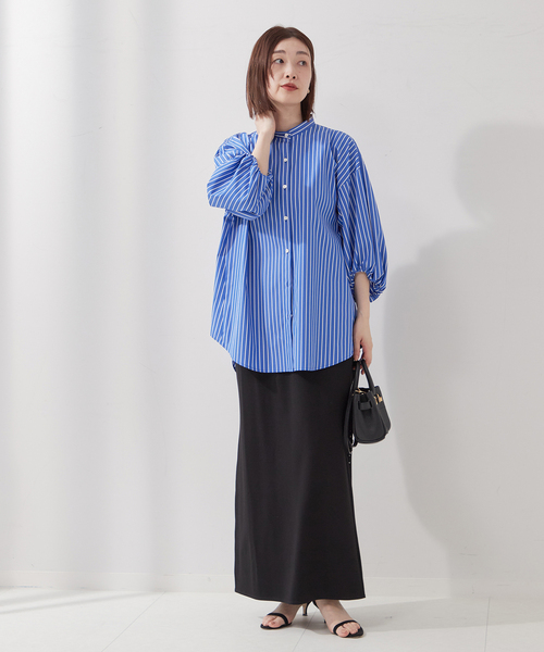 journal standard L'essage ブラウス シャツ CPブロードギャザー