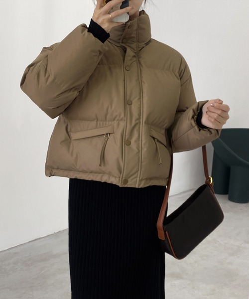 「aimoha」 ブルゾン SMALL ベージュ レディース_画像4