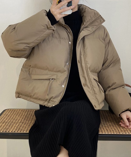 「aimoha」 ブルゾン SMALL ベージュ レディース_画像5