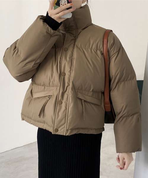 「aimoha」 ブルゾン SMALL ベージュ レディース_画像6