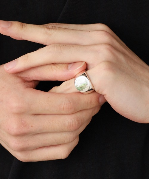 指輪 リング Sunku/サンク SIGNET RING リング メンズ レディース