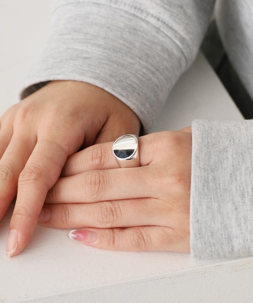 指輪 リング Sunku/サンク SIGNET RING リング メンズ レディース