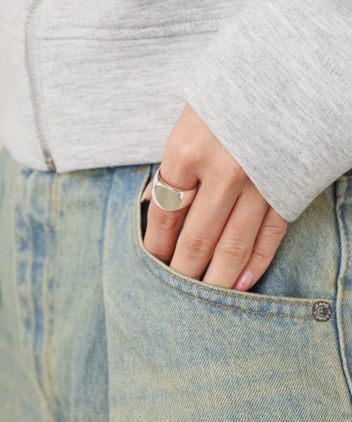 指輪 リング Sunku/サンク SIGNET RING リング メンズ レディース