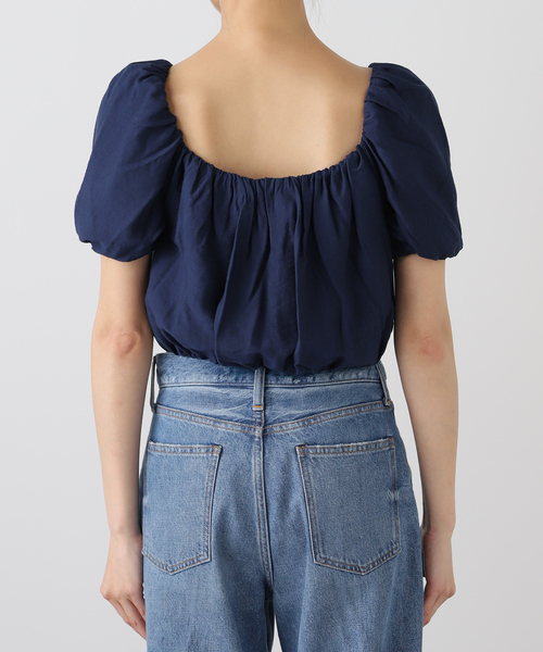 ブラウス シャツ MAISON GUILLEMETTE/メゾンギヨメット CROP BL ブラウス LEACROP レディース IENA ブラウス シャツ MAISON GUILLEMETTE/メゾンギヨメット