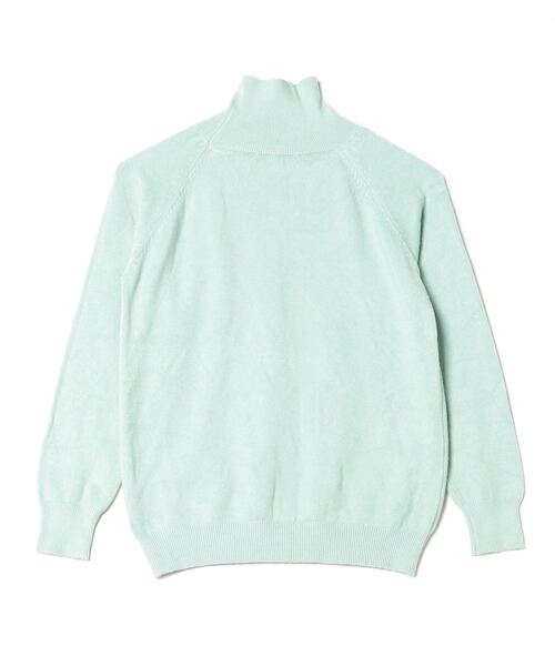 「BLANC FICELLE」 タートルネックニット - グリーン レディース_画像2