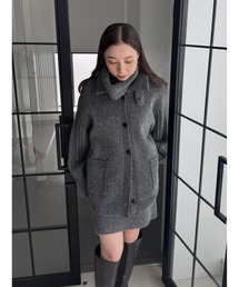 SNIDEL（スナイデル） カーディガン ステンカラーニットジャケット