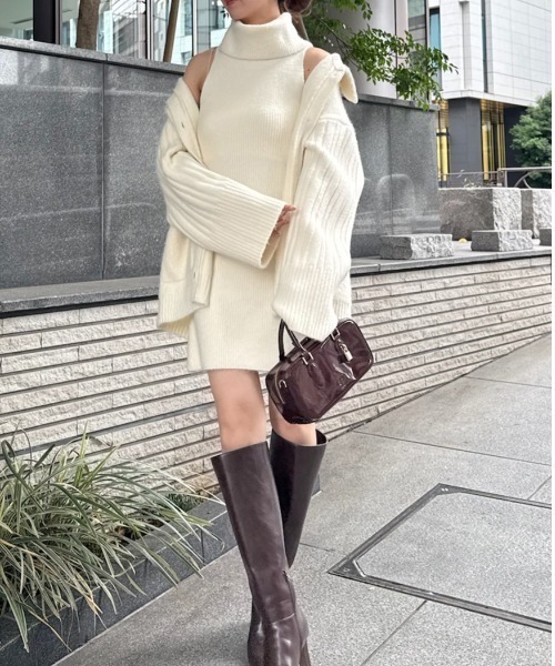 SNIDEL（スナイデル） カーディガン ステンカラーニットジャケット