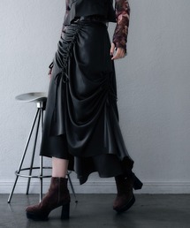 スカート サテンドロストイレヘムスカート(HARE)｜ZOZOTOWN Yahoo!店