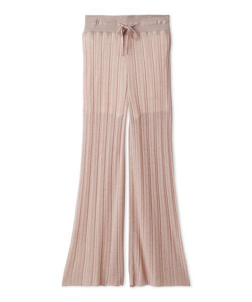 SNIDEL HOME パジャマ ルームウェア シアーロングパンツ レディース