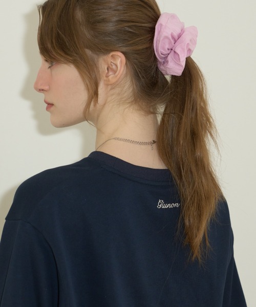 GIUNON トレーナー スウェット embroidery loose sweat tops / エン