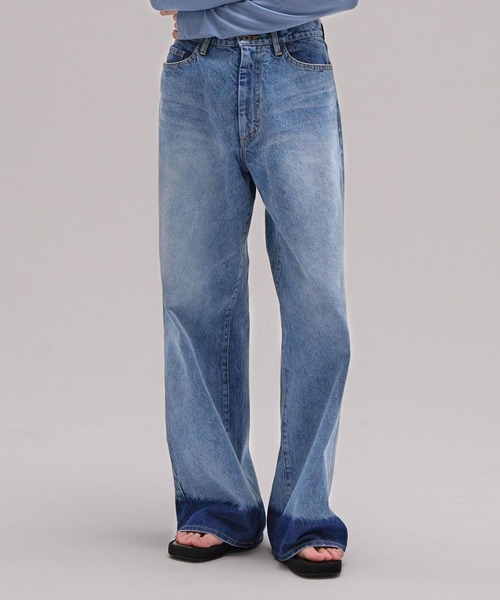 ENOF 「ENOF」 デニムパンツ M インディゴブルー レディース