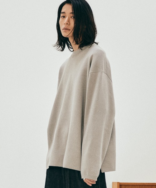 「WYM LIDNM」 長(zhǎng)袖Tシャツ S ベージュ メンズ
