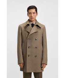 BOSS（HUGO BOSS） pコート ピーコート スリムフィット ウール