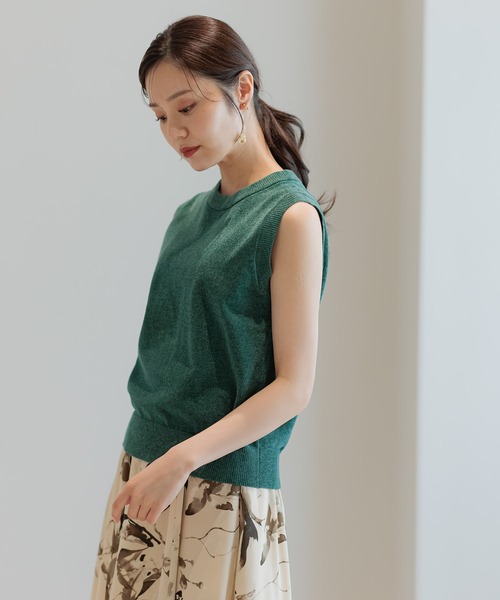 ニット セーター モールニットノースリーブ578239 レディース Andemiu ニット セーター モールニットノースリーブ578239