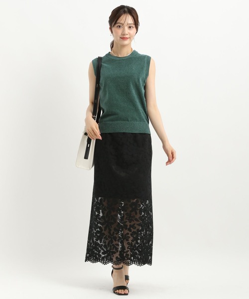 ニット セーター モールニットノースリーブ578239 レディース Andemiu ニット セーター モールニットノースリーブ578239