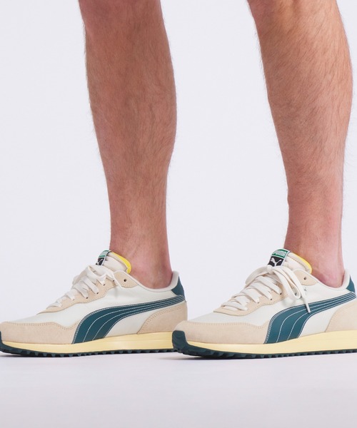 ゴルフ用シューズ PUMAホワイト/グリーン プーマ（PUMA）（メンズ）ゴルフシューズ イノベートスポーツディスク