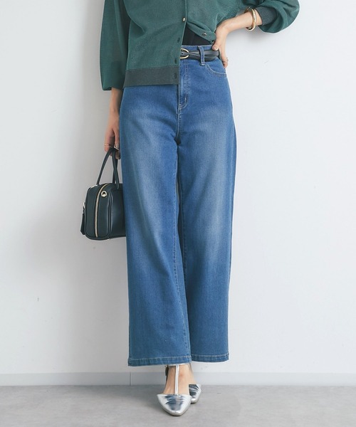 「un dix cors」 加工デニムパンツ L ブラック レディース