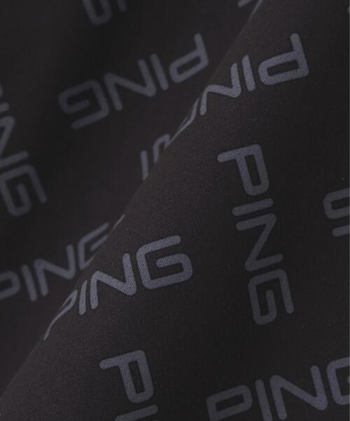 PING（ピン） シャツ 「PING APPAREL」ドットメッシュハーフジップ