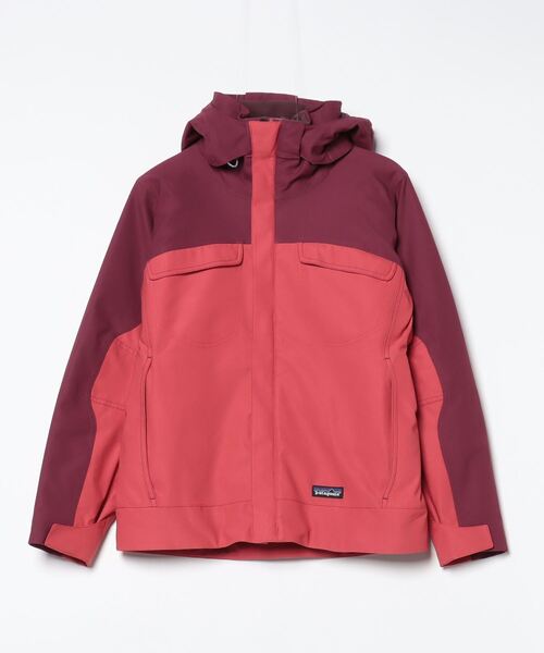 「patagonia」 ワンポイントブルゾン X-SMALL レッド レディース