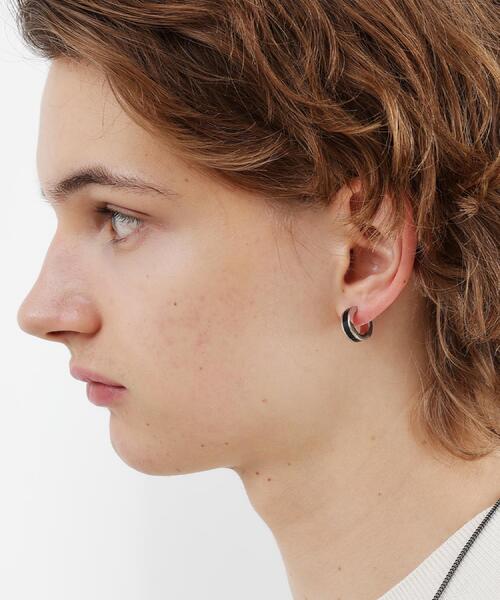 TAKEO KIKUCHI（タケオキクチ） ピアス ブラックエポラインピアス