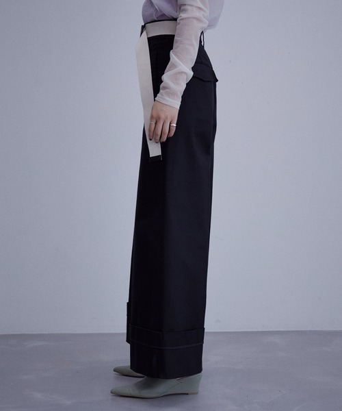 「ADAM ET ROPE'」 チノパンツ 36 キャメル レディース
