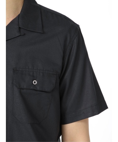 「renoma HOMME」 半袖シャツ LARGE ブラック メンズ_画像7