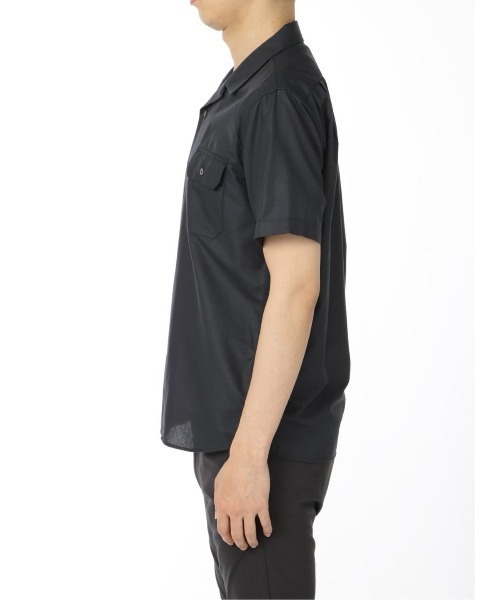 「renoma HOMME」 半袖シャツ LARGE ブラック メンズ_画像8