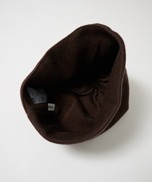 【JieDa】J LOGO KNIT CAP brown JIEDA（ジエダ）J LOGO KNIT CAP – process