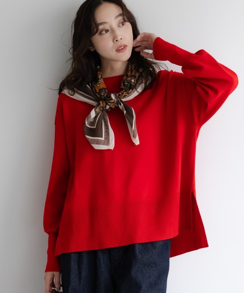 ハロッズ2000年モデル フード付き（セーター毛玉あり） セール】毛玉になりにくいニットVプルオーバー/295845（パーカー