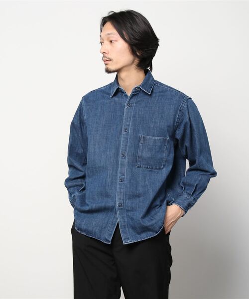 BEAUTY＆YOUTH UNITED ARROWS 長袖シャツ X-LARGE コバルトブルー