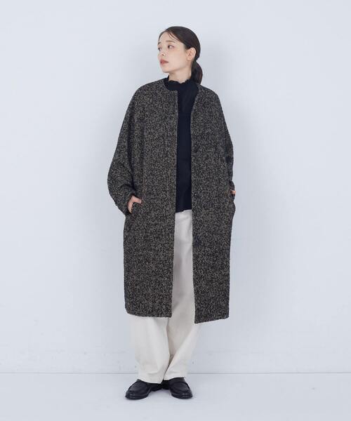 ADIEU TRISTESSE ショートコート レディース新品・未使用　タグ付き ADIEU TRISTESSE（アデュートリステス） コート アウター ノーカラー