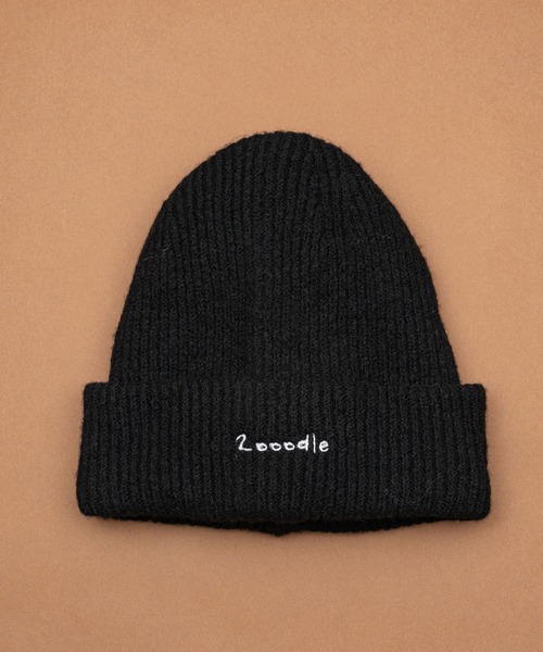 Shady ニット帽 Zooodle ニット帽 ニットキャップ Logo stitch beanie - ロゴステッチ