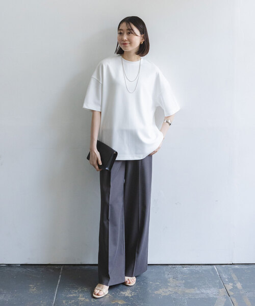 「NOBLE」 半袖カットソー FREE ブラック レディース_画像8