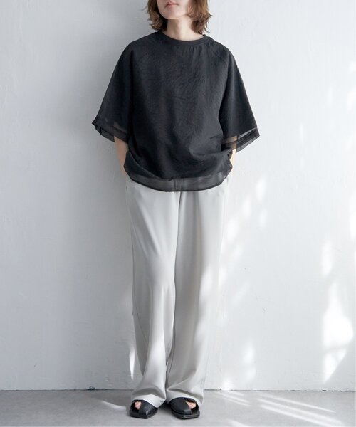 「notch.」 半袖Tシャツ M ベージュ レディース_画像7