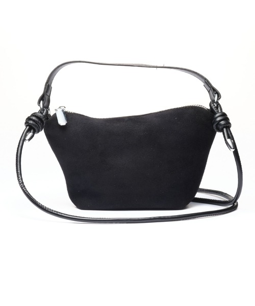 ZAKKA-BOX（ザッカボックス） ポーチ スウェードノットショルダー