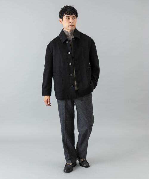 URBAN RESEARCH ROSSO MEN pコート ピーコート スーパー100 シングルP
