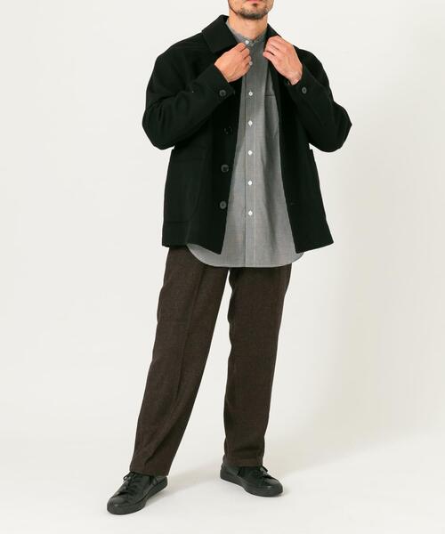 URBAN RESEARCH ROSSO MEN pコート ピーコート スーパー100 シングルP