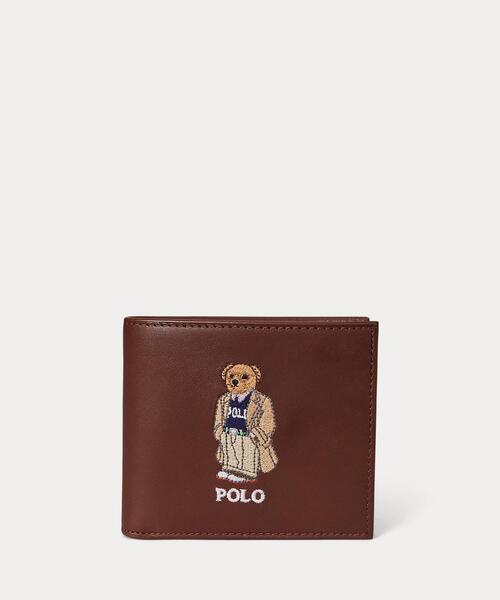 ラルフローレン　財布　polo ベア レザー ビルフォールド POLO RALPH LAUREN 財布 Polo ベア レザー ビルフォールド