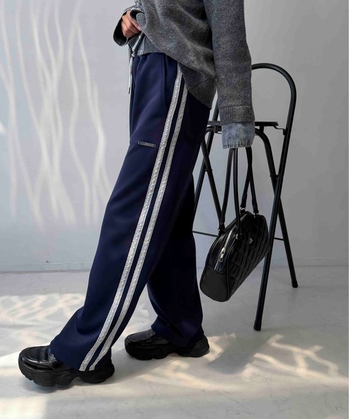 AS KNOW AS（アズノゥアズ） ワイドパンツ スウェットパンツ ジャージ