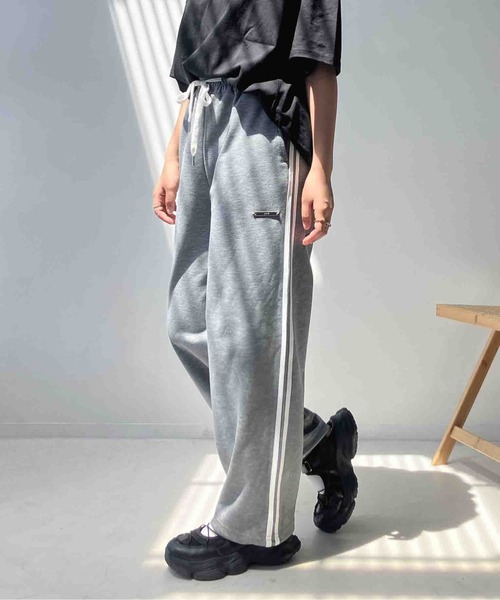 AS KNOW AS（アズノゥアズ） ワイドパンツ スウェットパンツ ジャージ
