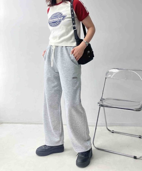 AS KNOW AS（アズノゥアズ） ワイドパンツ スウェットパンツ ジャージ