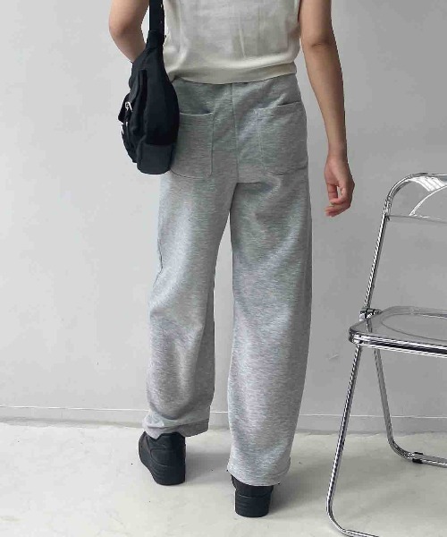 AS KNOW AS（アズノゥアズ） ワイドパンツ スウェットパンツ ジャージ
