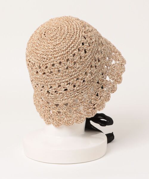 「kaorinomori」 ストローハット M/57.5cm ベージュ レディース_画像2
