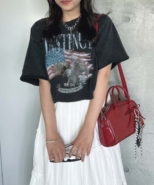 「AS KNOW AS plus」 半袖Tシャツ FREE グレー レディース_画像4