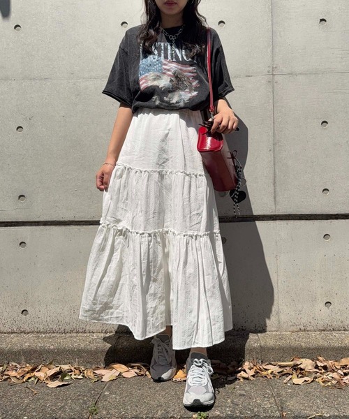 「AS KNOW AS plus」 半袖Tシャツ FREE グレー レディース_画像5